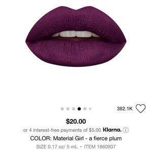 Huda Beauty Liquid Matte in Material Girl